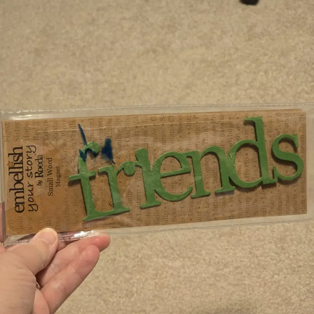 Demdaco Embellish Your Story‎ by Roeda Magnet 3 Pack Besties / Friends / Sisters